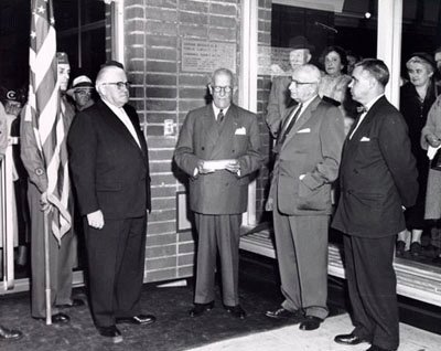 Ceremonia de Inauguración de la Biblioteca Marina en 1954