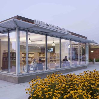 Marina branch renovation reopening 