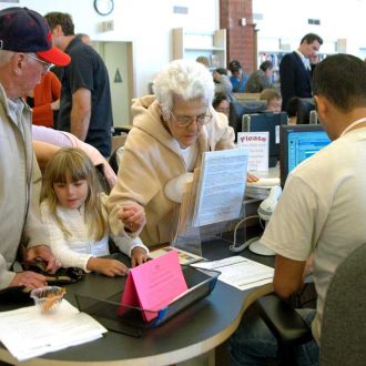 Marina branch renovation reopening 