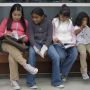 young girls reading