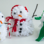 Activity: Yarn Pom-Pom Snow People